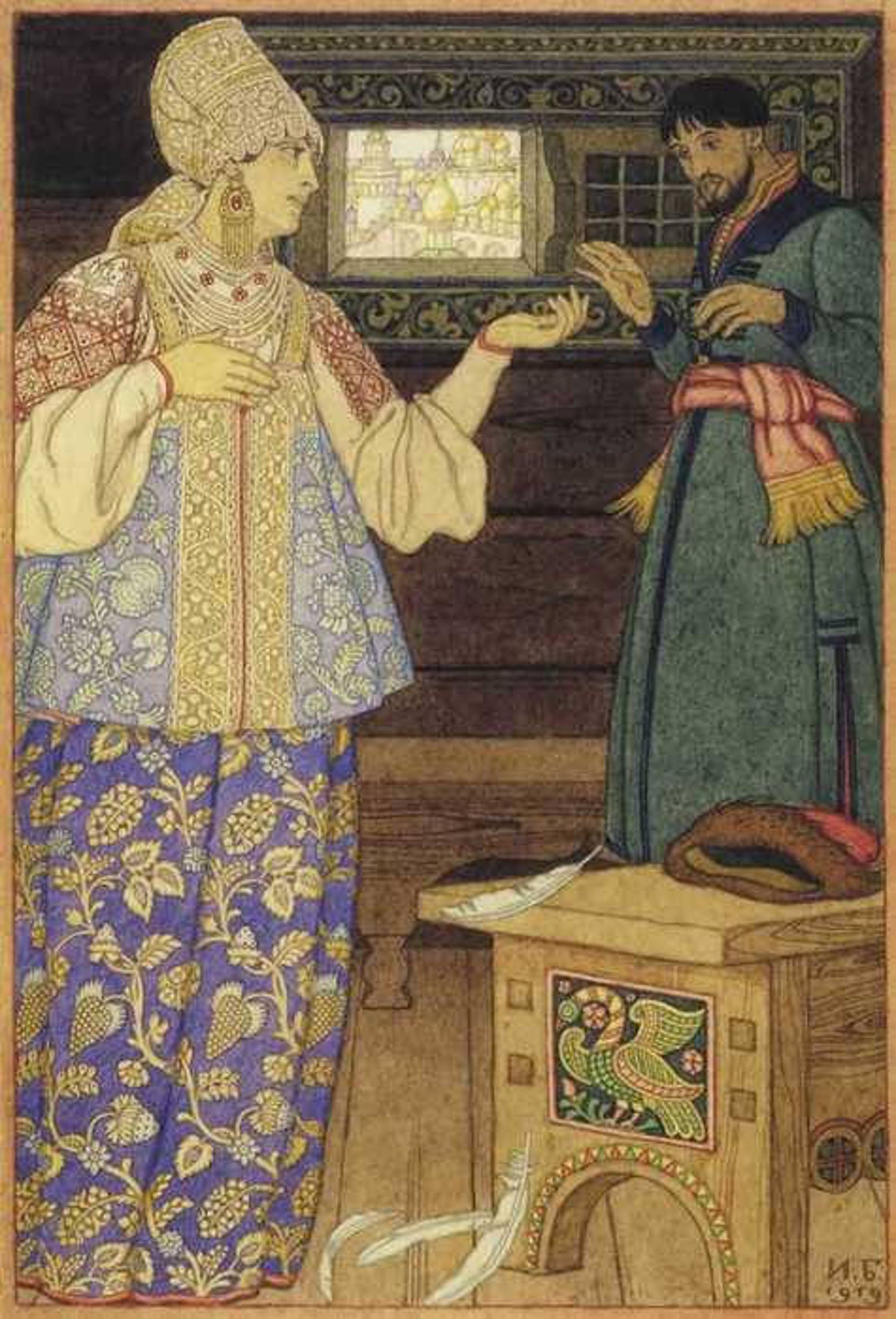 Ivan Bilibin Art and Illustrations 40-trading Cards Set - Etsy
