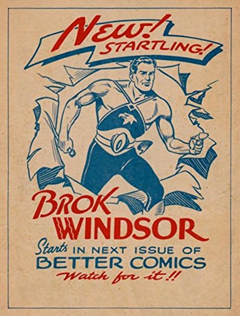 Golden Age Canadian Comic Book Cover Art CANADIAN WHITES Etsy