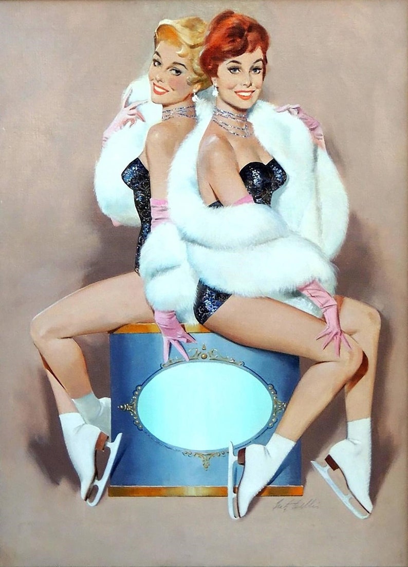 Fritz Willis Pin Up Art and Illustrations 40 Trading Cards