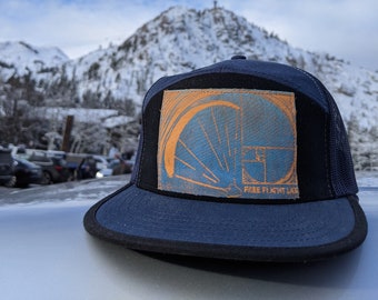 Cap | Golden Ratio Paragliding Hat | Recap & Free Flight Lab | Fitted | Block Print