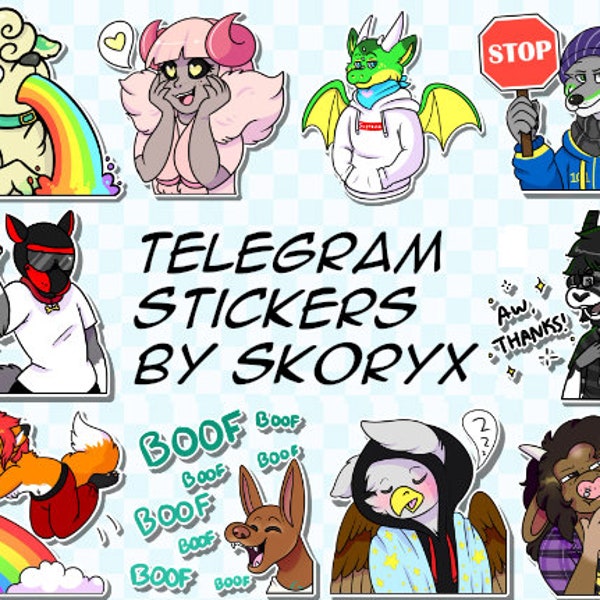 Custom Telegram sticker commissions