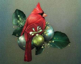 Holiday Cardinals Image Files