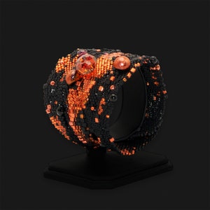 Transits of Pluto Beaded Cuff