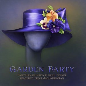 Garden Party Floral Garden Themed Hats & Flowers