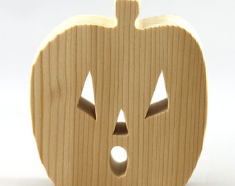 Halloween Jack O Lantern Cutout Unfinished Wood Freestanding Pumpkin