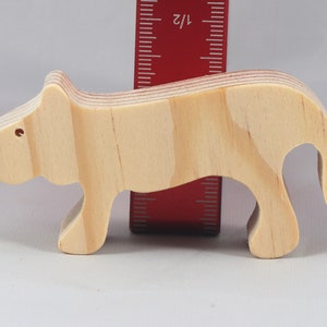 Handmade Wood Toy Lion Cutout Female Lioness Unfinished, Ready To Paint from my Itty Bitty Animal Collection