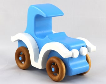 Wooden Toy Model T Car: Vintage Style Coupe