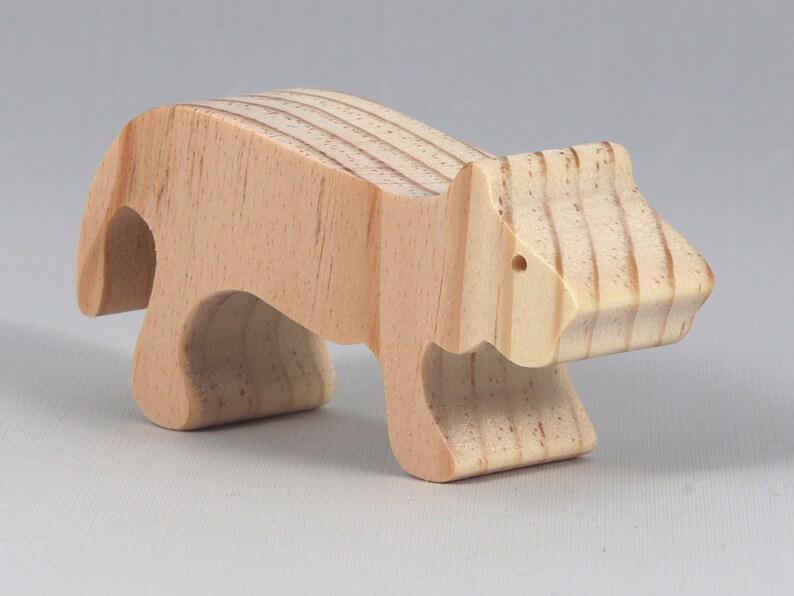 Handmade Wood Toy Lion Cutout Female Lioness Unfinished, Ready To Paint from my Itty Bitty Animal Collection