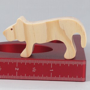 Handmade Wood Toy Lion Cutout Female Lioness Unfinished, Ready To Paint from my Itty Bitty Animal Collection