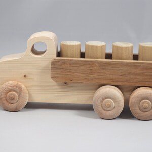 Handmade Wooden Toy Lorry Truck: Easy Five Truck Fleet Collection image 11