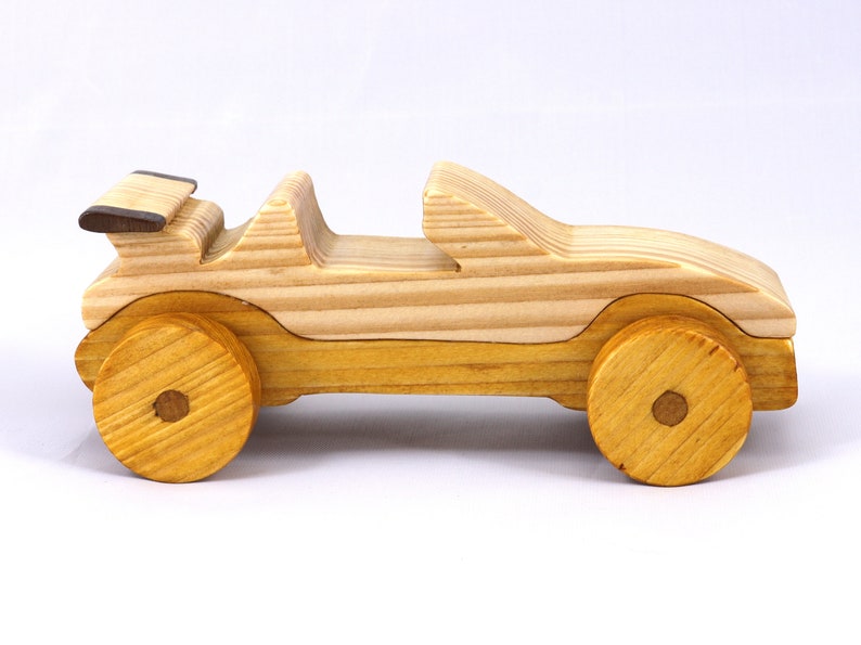 Handmade Wooden Toy Car Convertible From the Speedy Wheels Etsy