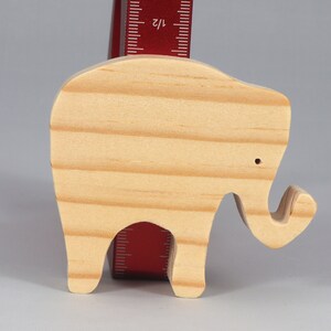 Toy Elephant Cutout Handmade Unfinished Unpainted Ready to Paint For Crafts Or Toys From My Itty Bitty Animal Collection