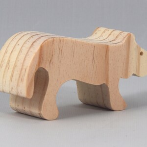Handmade Wood Toy Lion Cutout Female Lioness Unfinished, Ready To Paint from my Itty Bitty Animal Collection