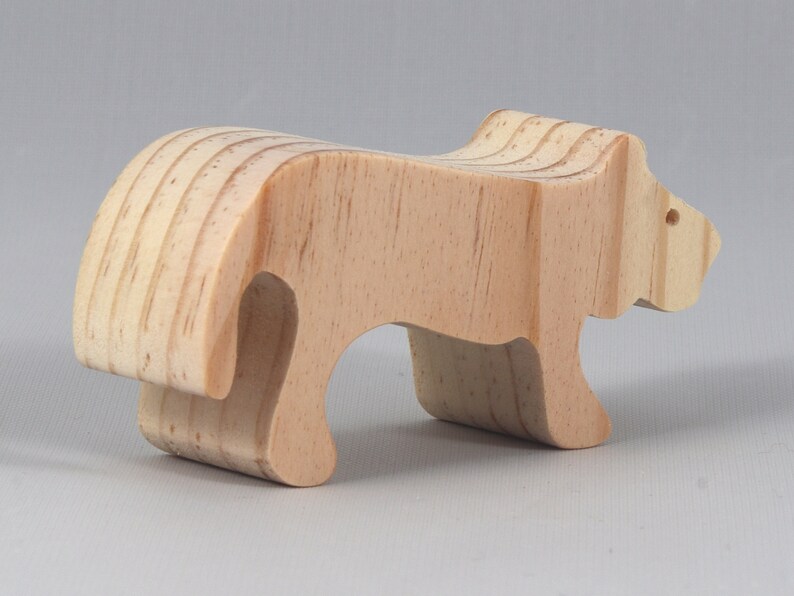 Handmade Wood Toy Lion Cutout Female Lioness Unfinished, Ready To Paint from my Itty Bitty Animal Collection