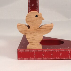Handmade Wood Toy Singing Bird Cutout Unpainted Ready To Paint Freestanding From My Itty Bitty Animal Collection