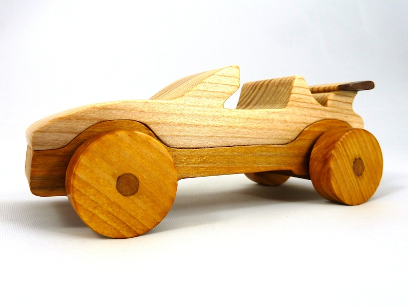 Handmade Wooden Toy Car Convertible From the Speedy Wheels Etsy