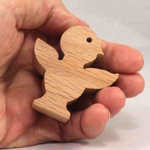 Handmade Wood Toy Singing Bird Cutout Unpainted Ready To Paint Freestanding From My Itty Bitty Animal Collection