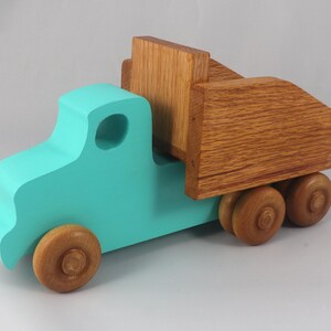 Handmade Wooden Toy Lumber Truck: Easy Five Truck Fleet Collection - 1 of 5 Trucks