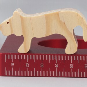 Handmade Wood Toy Lion Cutout Female Lioness Unfinished, Ready To Paint from my Itty Bitty Animal Collection