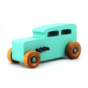 1932 Hot Rod Wooden Toy Car, Handmade Classic Sedan