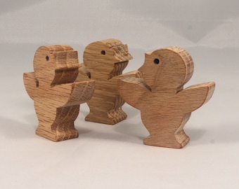 Handmade Wooden Toy Singing Bird: Unfinished Cutout