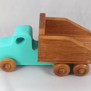 Handmade Wooden Toy Lumber Truck: Easy Five Truck Fleet Collection - 1 of 5 Trucks