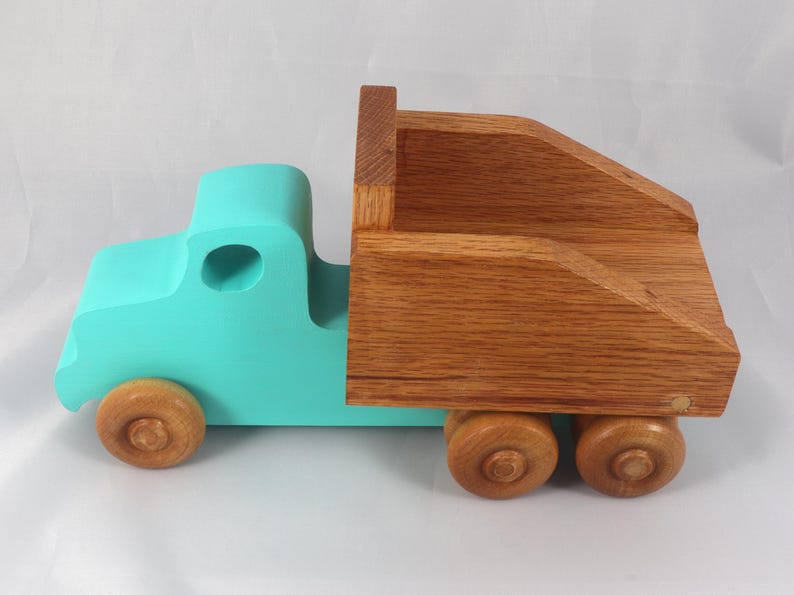Handmade Wooden Toy Lumber Truck: Easy Five Truck Fleet Collection - 1 of 5 Trucks
