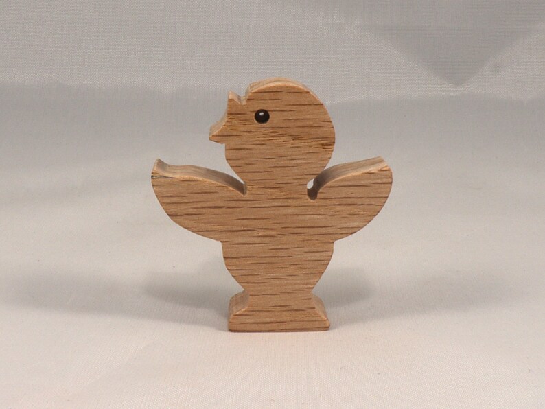 Handmade Wood Toy Singing Bird Cutout Unpainted Ready To Paint Freestanding From My Itty Bitty Animal Collection