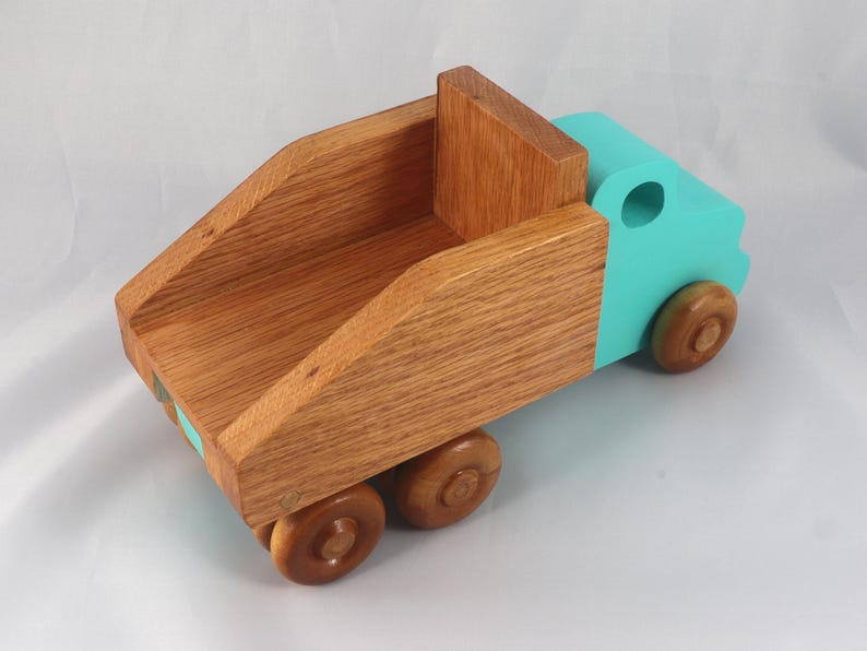 Handmade Wooden Toy Lumber Truck: Easy Five Truck Fleet Collection - 1 of 5 Trucks