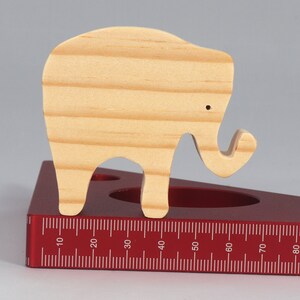 Toy Elephant Cutout Handmade Unfinished Unpainted Ready to Paint For Crafts Or Toys From My Itty Bitty Animal Collection