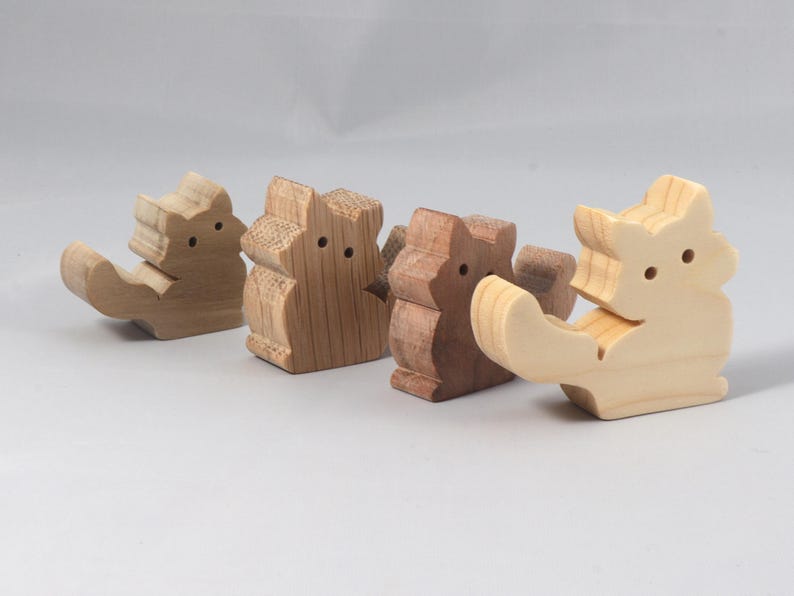 This is an unfinished wooden Fluffy Kitten cutout from solid wood using traditional woodworking techniques. Sanded smooth and ready to paint, stain, or customize. Freestanding design for small hands, toddlers, young children, crafters, collectors, and display. I take custom orders for any animal, quantity, and mix — including large ornament orders. Mix and match, request a different size, or send a drawing or pattern. Handmade by Odin's Toy Factory in Tallahassee, Florida, USA.