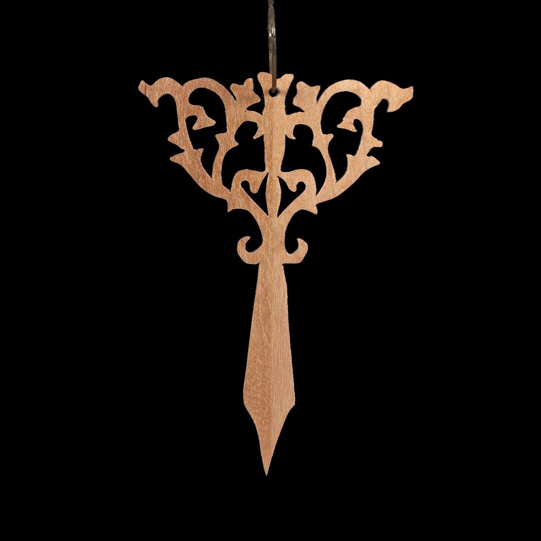 Wood Fretwork Victorian Icicle Style Christmas Tree Ornament Etsy