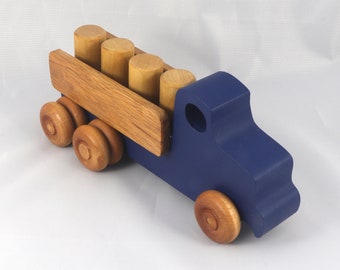 Handmade Wooden Toy Lorry Truck, Made to Order, Choice of Colors