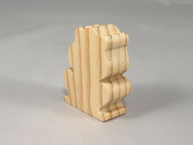 Handmade Wooden Toy Frog Cutout, Unfinished, Unpainted, Paintable, Ready to Paint, Freestanding, Chunky, and Stackable