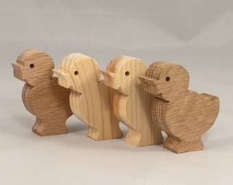 Handmade Wooden Toy Bird: Unfinished Cutout