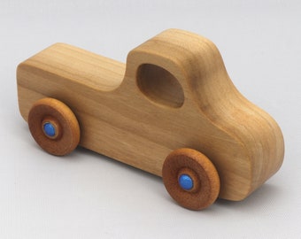 Wooden Toy Truck: Shellac Finish Play Pal Pickup