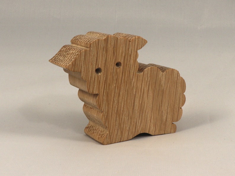 Handmade Wood Toy Lamb Sheep Cutout Unpainted, Paintable, Ready To Paint Freestanding Stackable From My Itty Bitty Animal Collection
