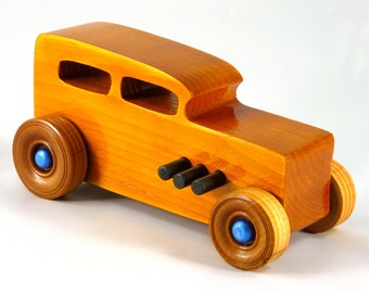Handmade Wooden Toy Car: Hot Rod 1932 Sedan