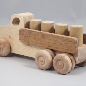 Handmade Wooden Toy Lorry Truck: Easy Five Truck Fleet Collection image 12