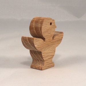 Handmade Wood Toy Singing Bird Cutout Unpainted Ready To Paint Freestanding From My Itty Bitty Animal Collection