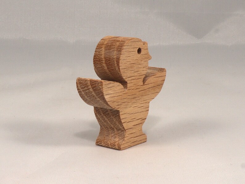 Handmade Wood Toy Singing Bird Cutout Unpainted Ready To Paint Freestanding From My Itty Bitty Animal Collection