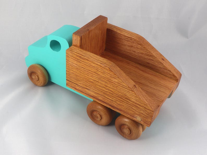 Handmade Wooden Toy Lumber Truck: Easy Five Truck Fleet Collection - 1 of 5 Trucks