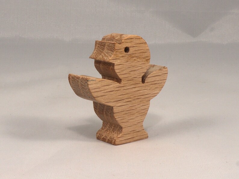 Handmade Wood Toy Singing Bird Cutout Unpainted Ready To Paint Freestanding From My Itty Bitty Animal Collection