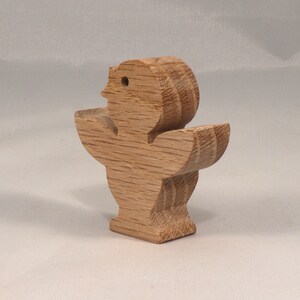 Handmade Wood Toy Singing Bird Cutout Unpainted Ready To Paint Freestanding From My Itty Bitty Animal Collection