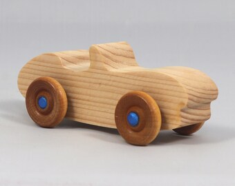 Wooden Toy Car: Convertible Sports Coupe