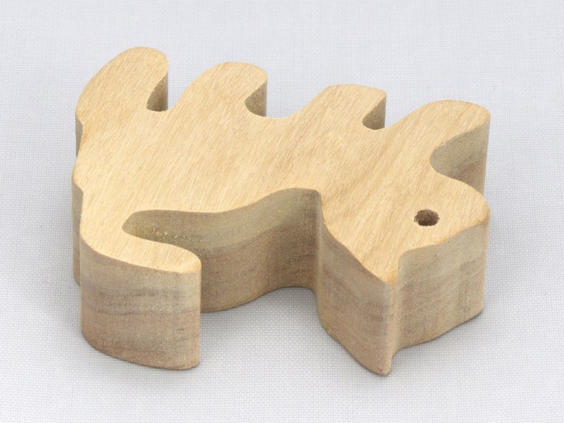 Handmade Wood Toy Kitten Cutout Stackable Unfinished Ready To Paint From My Itty Bitty Animal Collection