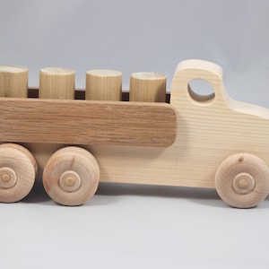 Handmade Wooden Toy Lorry Truck: Easy Five Truck Fleet Collection image 14