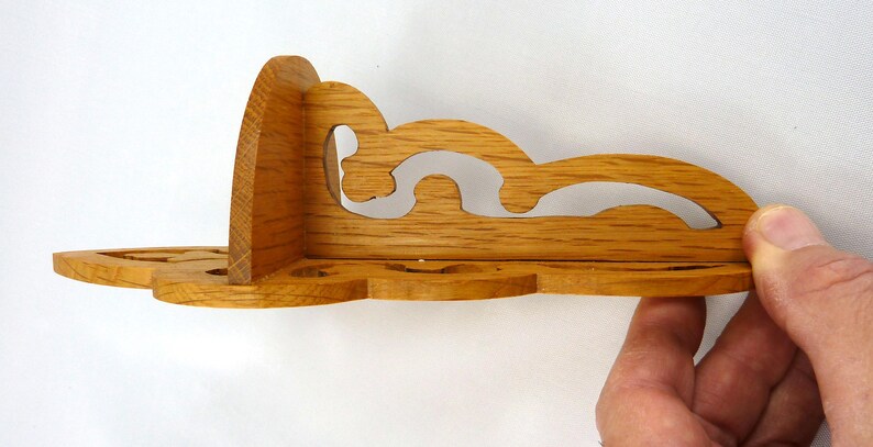 Victorian Style Fretwork Wall Shelves Handmade From Select Grade Hardwood And Hand Finished With Satin Polyurethane And Sold As A Pair