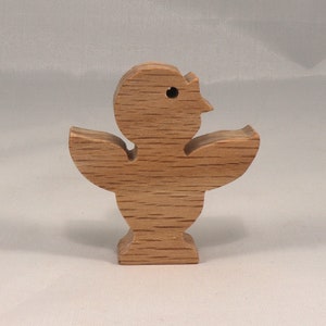 Handmade Wood Toy Singing Bird Cutout Unpainted Ready To Paint Freestanding From My Itty Bitty Animal Collection