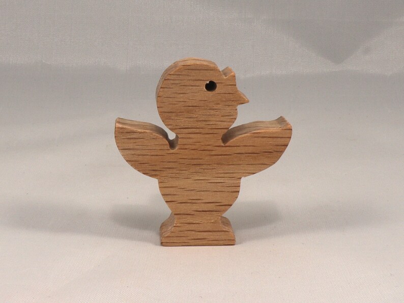 Handmade Wood Toy Singing Bird Cutout Unpainted Ready To Paint Freestanding From My Itty Bitty Animal Collection